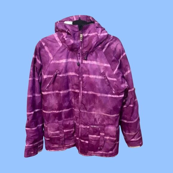 Billabong Purple Tie-Dye Snowboard Jacket – Women’s Small (10K Waterproof) - Picture 3 of 8